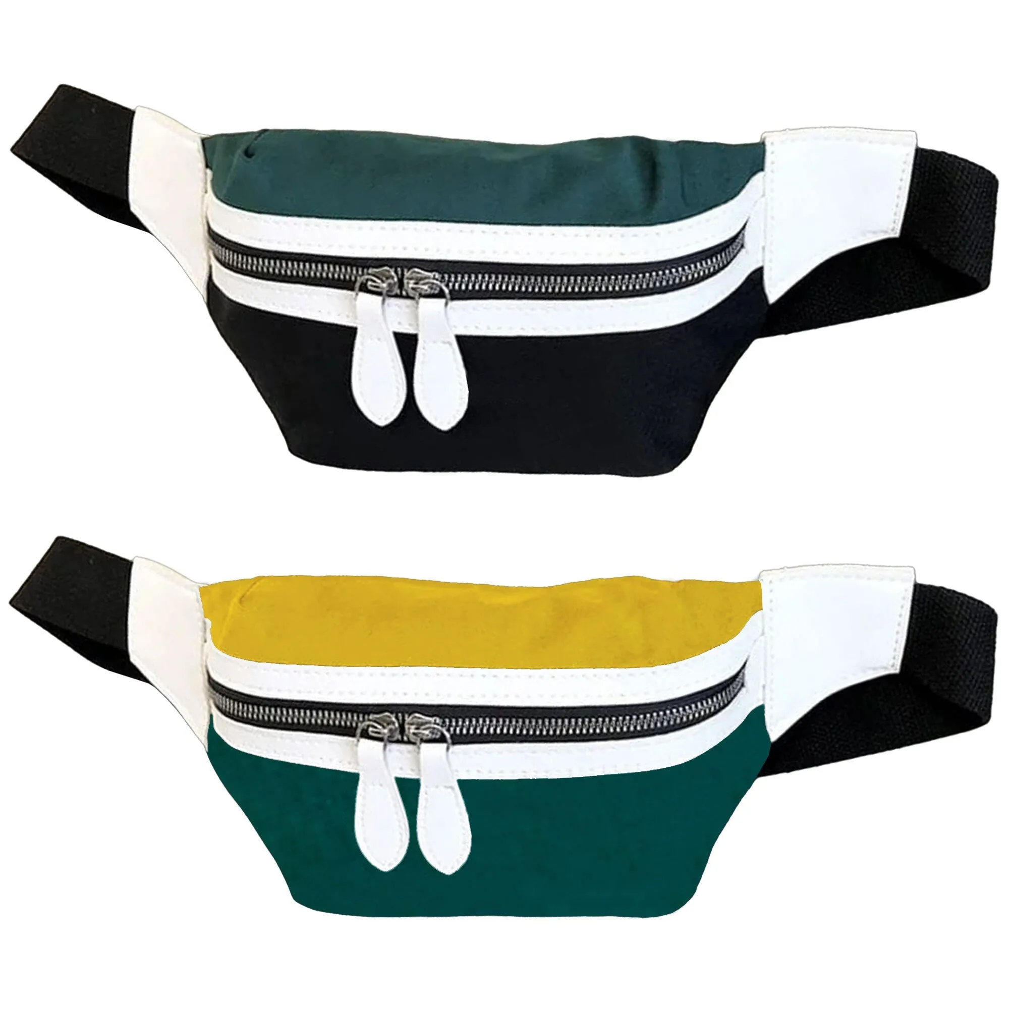Men Women Multicolour Bum Bag Waist Purse Pouch Hip Fanny Pack Sports Travel Unisex