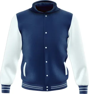 Men's Fashion Varsity Jacket Casual Regular Fit Letterman Baseball Bomber Jackets Fleece