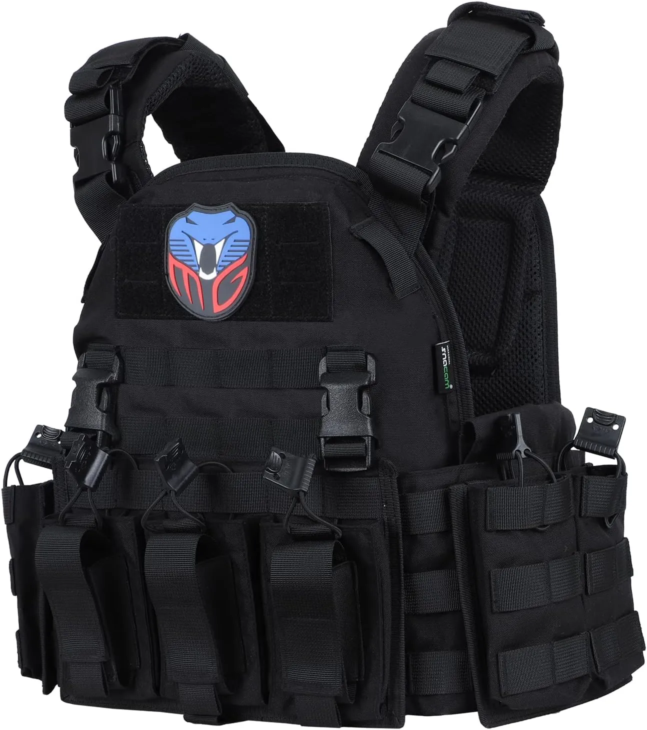 MGFLASHFORCE Tactical Vest Molle Airsoft Vest for Men