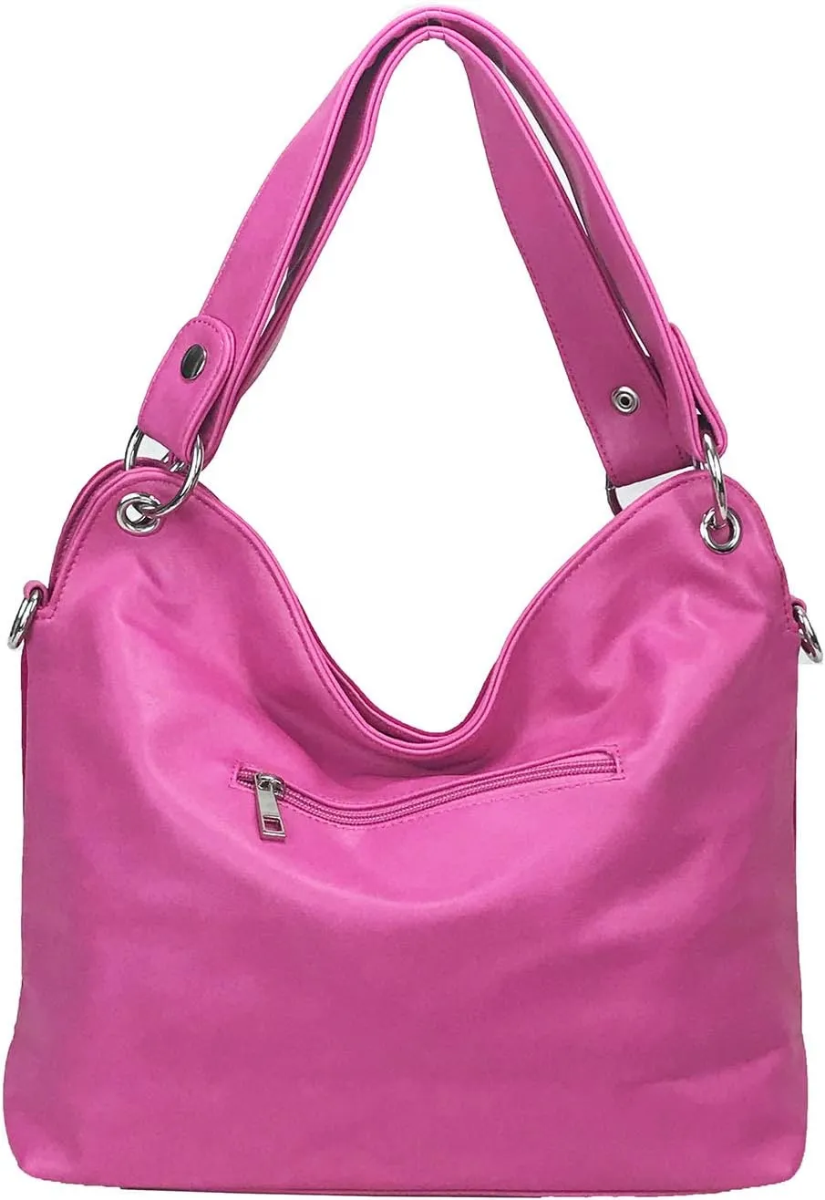 Mirror Double Handles Bling Purse