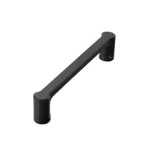 Modern Brushed Brass Cabinet Pull Handles – Matte Black Finish Black