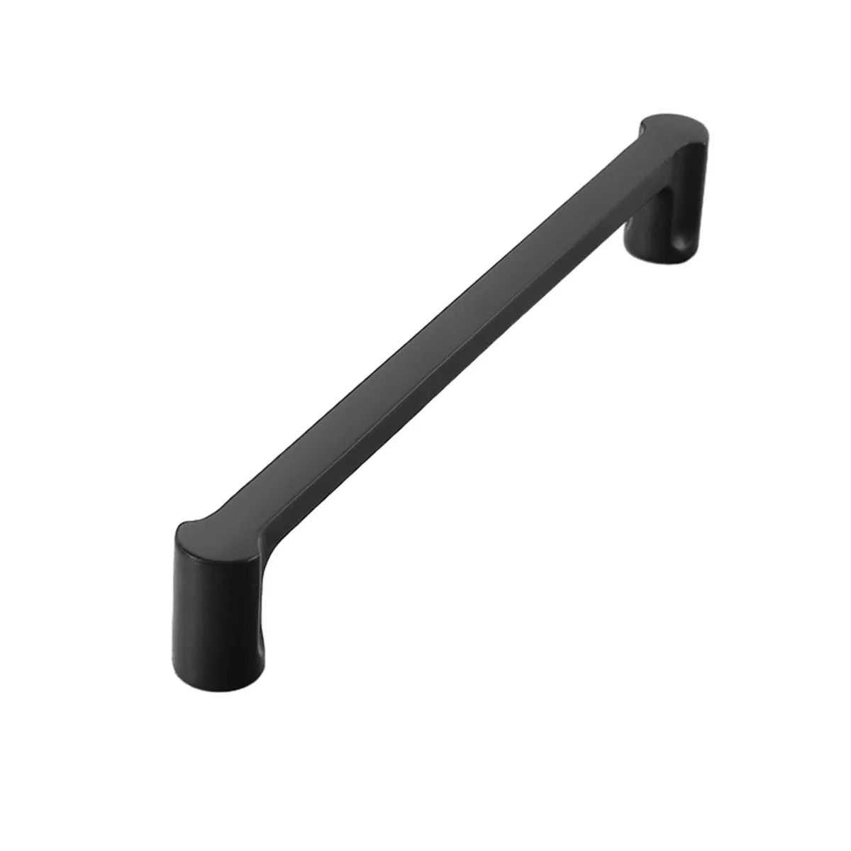 Modern Brushed Brass Cabinet Pull Handles – Matte Black Finish Black