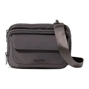 Modern Double Zip Crossbody