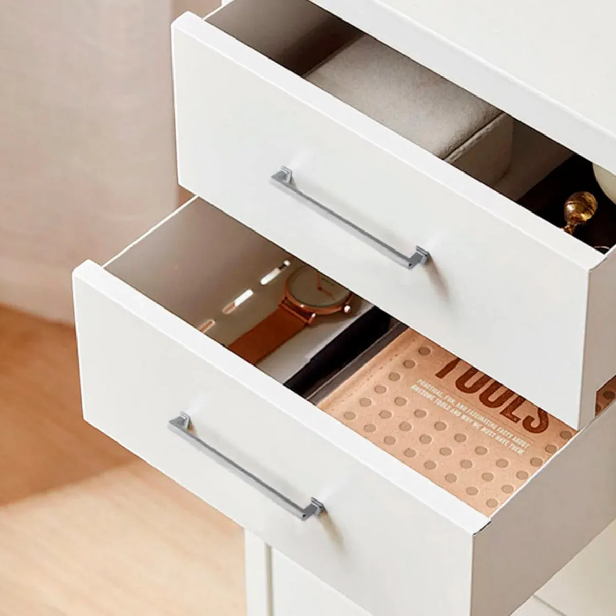 Modern Zinc Alloy Cabinet Drawer Pull Handles Grey