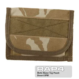 MOLLE Name Tag Pouch (British DPM Desert) Clearance Item