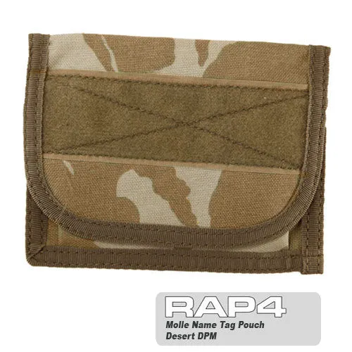 MOLLE Name Tag Pouch (British DPM Desert) Clearance Item