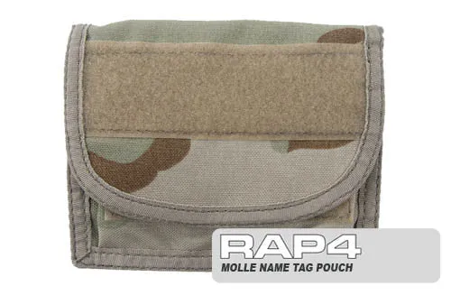 MOLLE Name Tag Pouch (Desert Camo) Clearance Item