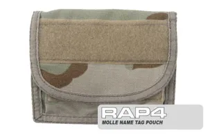 MOLLE Name Tag Pouch (Desert Camo) Clearance Item