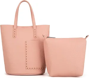 Montana West Small Bucket Purses for Women Top Handle Purses and Satchel Handbags with Cosmetic Bag