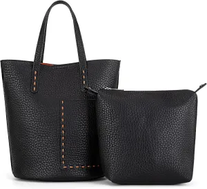 Montana West Small Bucket Purses for Women Top Handle Purses and Satchel Handbags with Cosmetic Bag