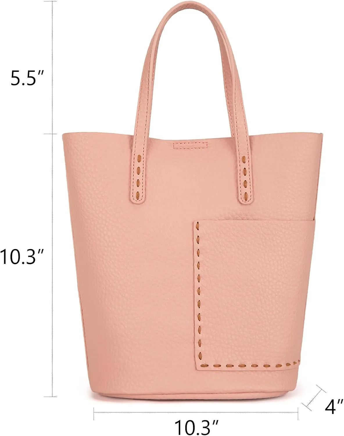 Montana West Small Bucket Purses for Women Top Handle Purses and Satchel Handbags with Cosmetic Bag