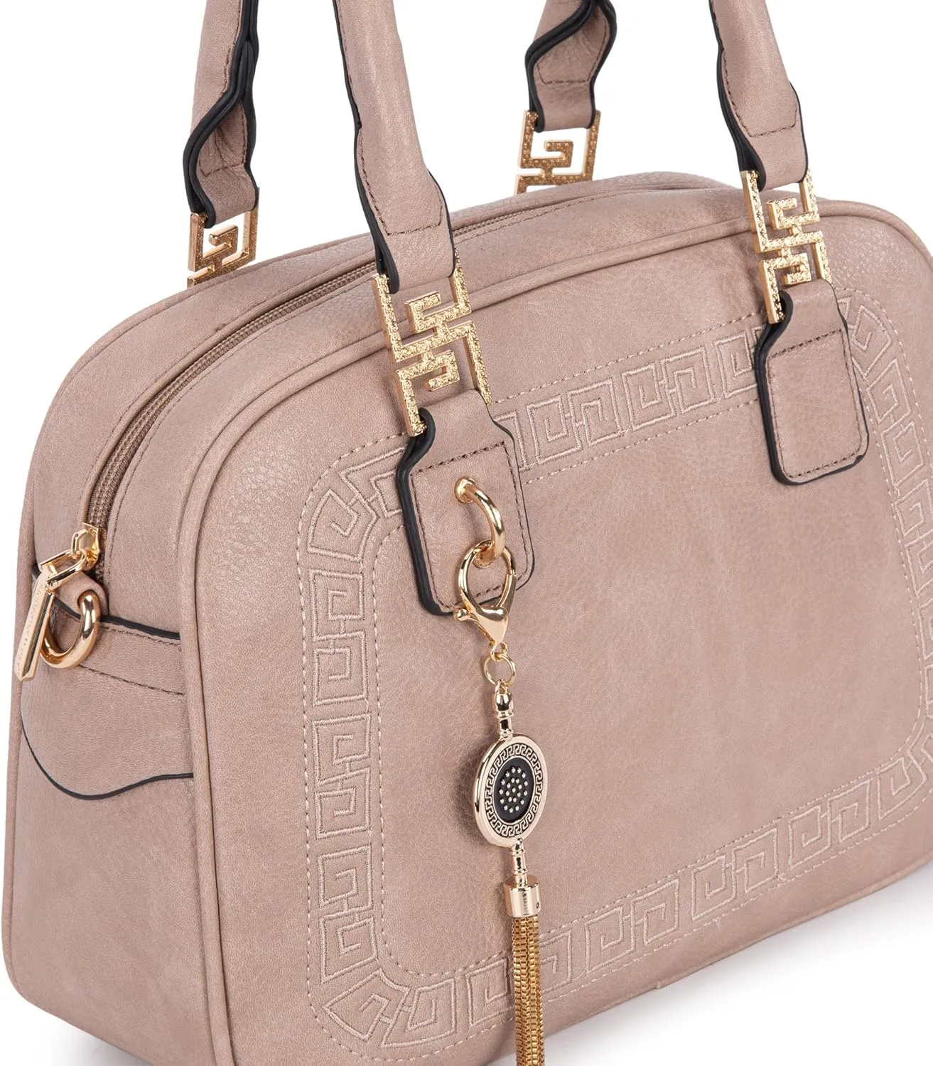 Montana West Small Top Handle Purse for Women Crossbody Satchel Handbag Barrel Bag