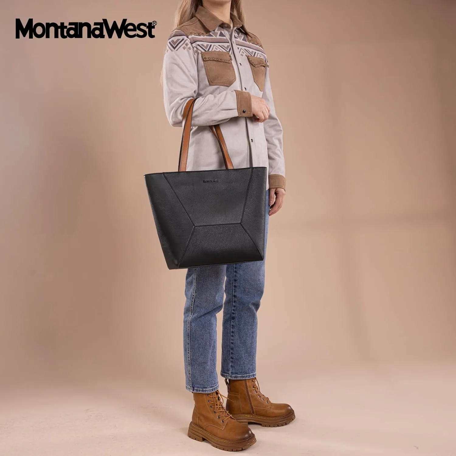 Montana West Tote Bag for Women Work Top Handle Handbags and Purses