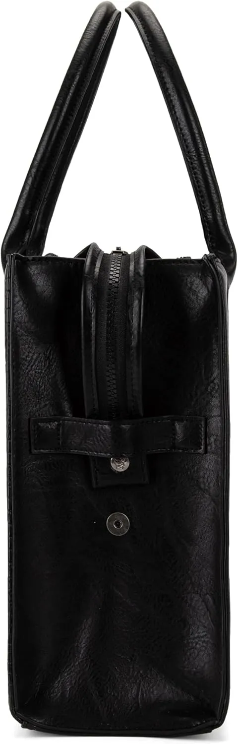 Montana West × Wrangler Purse for Women Large Work Tote Bags with Strap Vintage Top-Handle Handbags