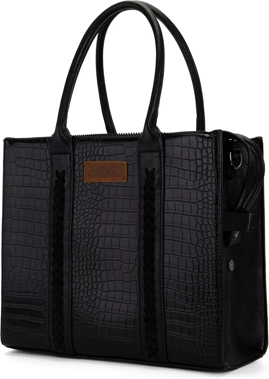 Montana West × Wrangler Purse for Women Large Work Tote Bags with Strap Vintage Top-Handle Handbags