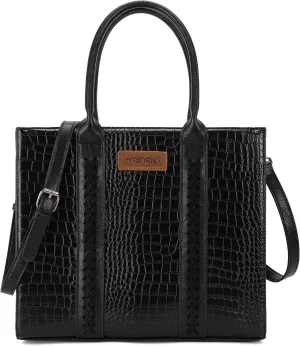 Montana West × Wrangler Purse for Women Large Work Tote Bags with Strap Vintage Top-Handle Handbags