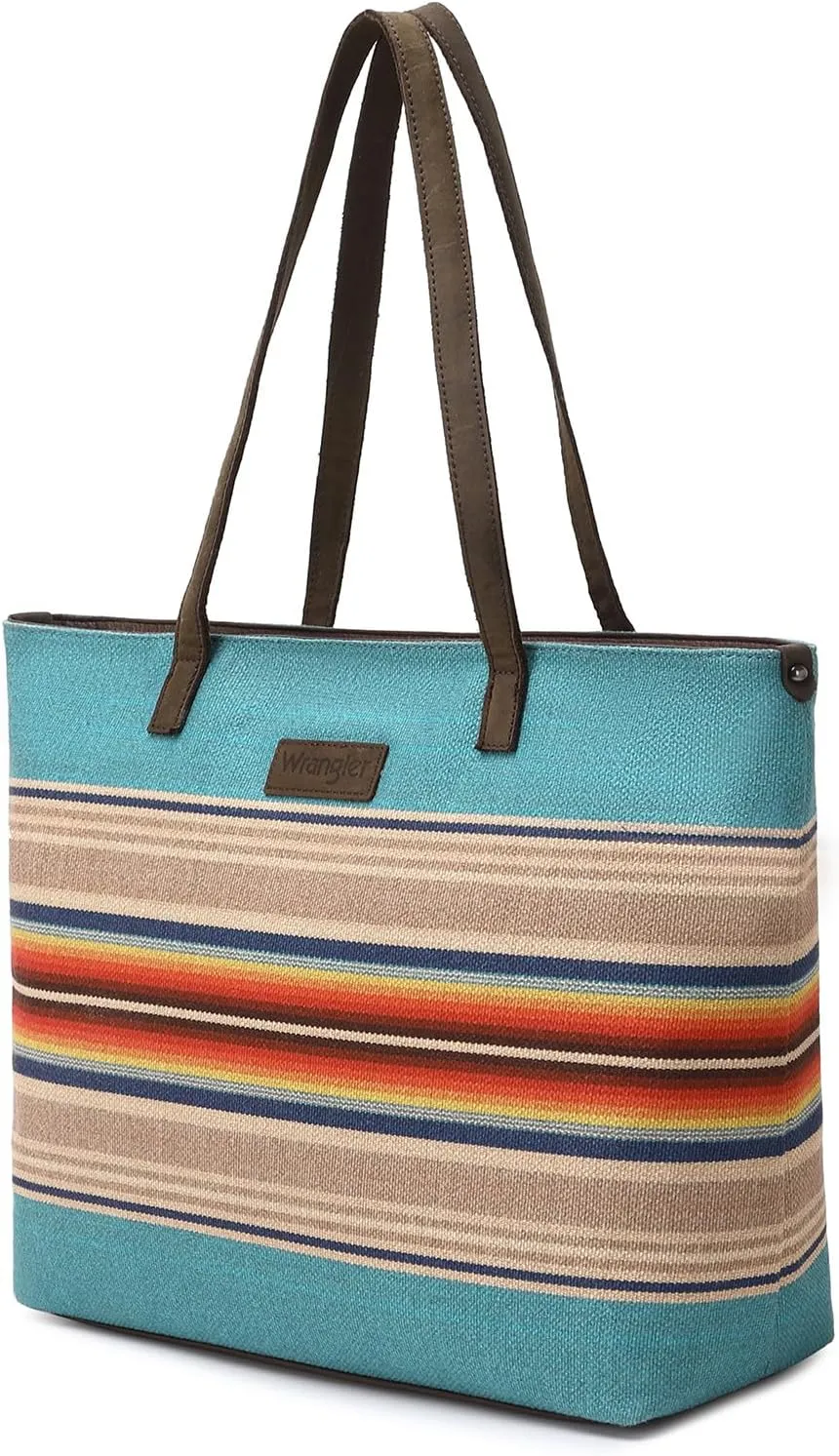 Montana West Wrangler Tote Bag for Women Canvas Shoulder Handbag Aztec Purse