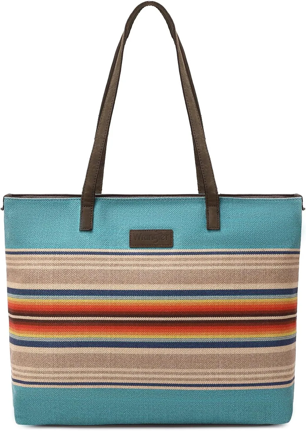 Montana West Wrangler Tote Bag for Women Canvas Shoulder Handbag Aztec Purse