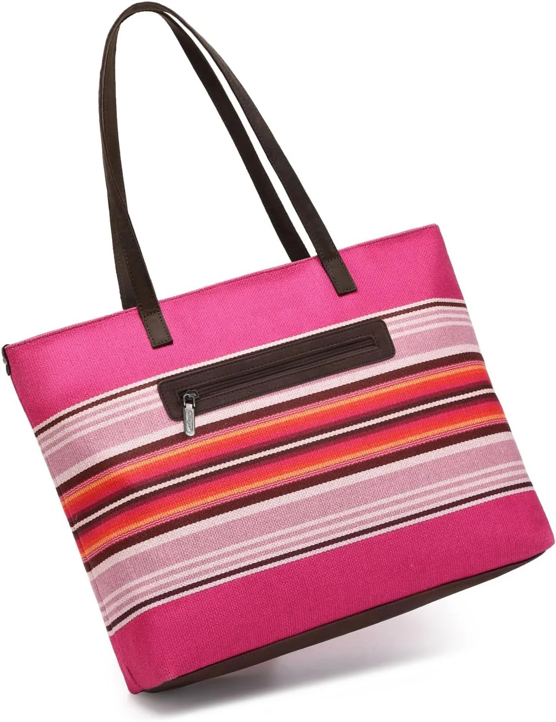 Montana West Wrangler Tote Bag for Women Canvas Shoulder Handbag Aztec Purse