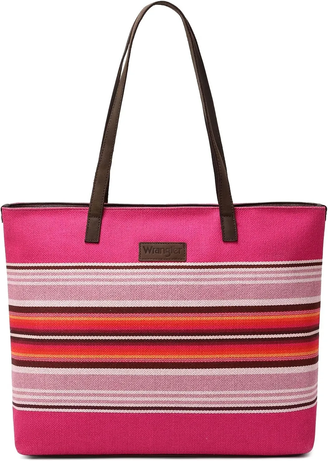 Montana West Wrangler Tote Bag for Women Canvas Shoulder Handbag Aztec Purse