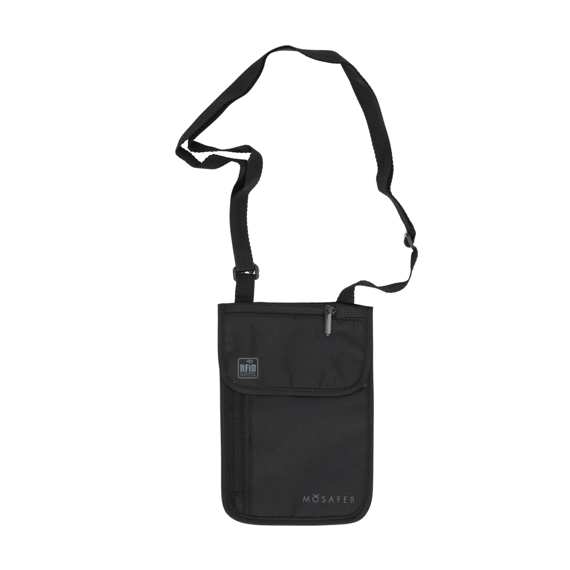 Mosafer Black Security Neck Rfid-Pouch