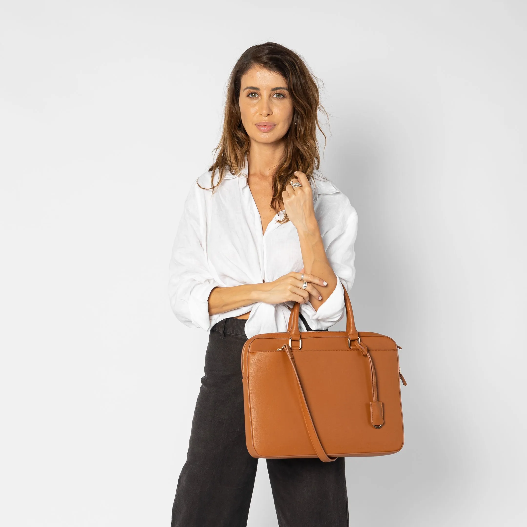 Mosman 15" Laptop Case - Tan