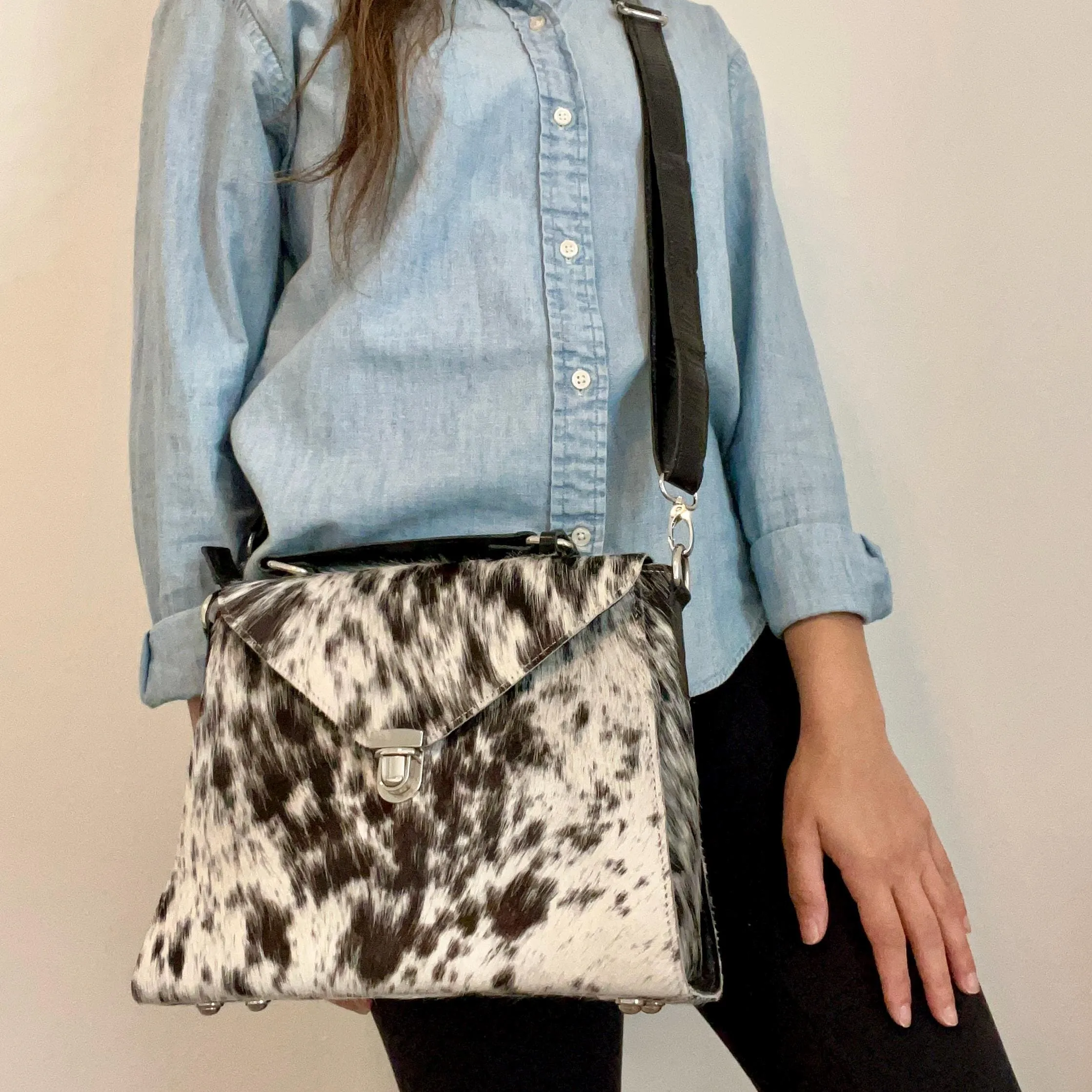 Mother's Day Gift Set- Handbag and Wallet, Real Cowhide & Leather, Premium Handbag, Secure Card Holder, Spacious and Durable Everyday Purse