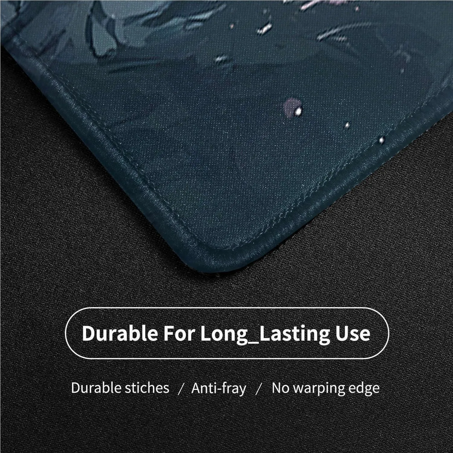MTG Playmat Stitched Edges, 24 x 14 inches MTG Mat for MTG DTCG CCG RPG Trading Card Game Playmats Smooth Surface Battle Game Rubber Collection
