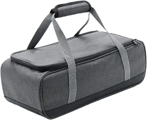 Multifunctional Camping Utensil Container Bag Heavy-Duty Organizer Pouch for Pots Frying Pans Zippered Storage Case Supportive Handles for Outdoor Cooking