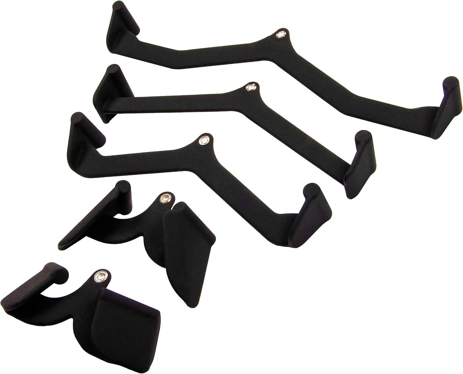 Multifunctional Home Gym System Workout Station Multiple Grip Handles, 5-Piece Combo