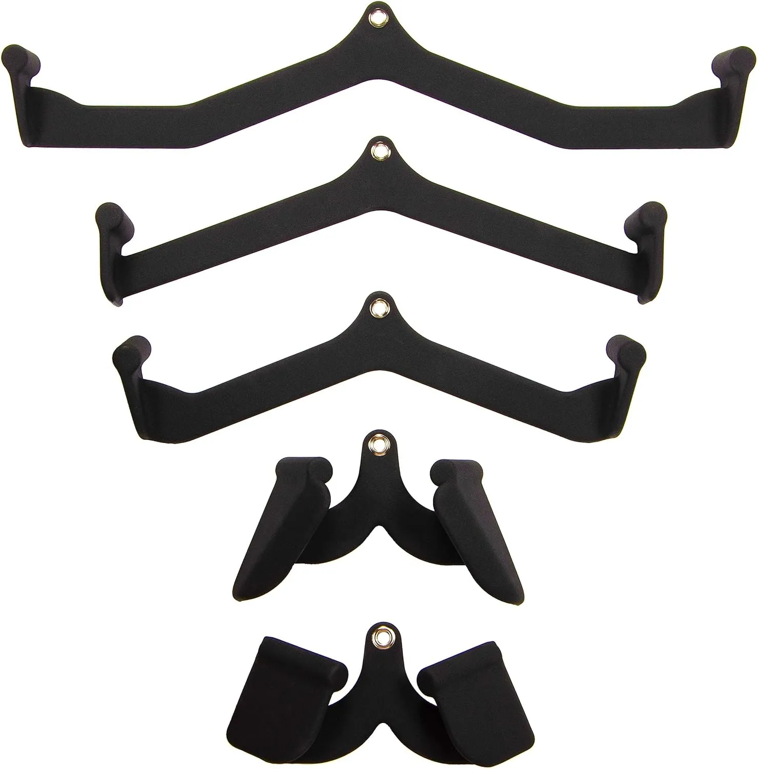 Multifunctional Home Gym System Workout Station Multiple Grip Handles, 5-Piece Combo