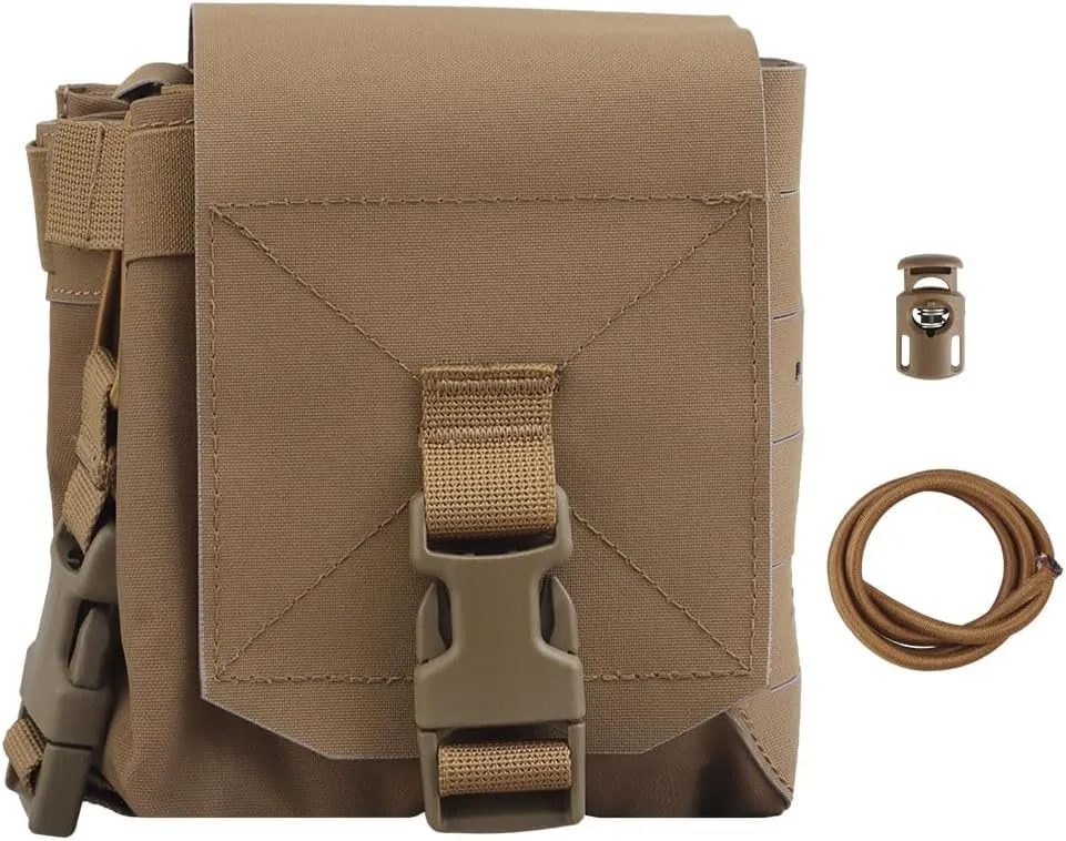 Multifunctional Large Sub Pouch/Tactical MOLLE GP Admin Pouch Walkie Talkie Carry Magazine Pouch Utility Bag Hunting Vest Accessories