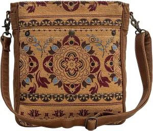 Myra Bag Western Leather Shoulder Bag for Women - Upcycled Canvas Crossbody Clodsire