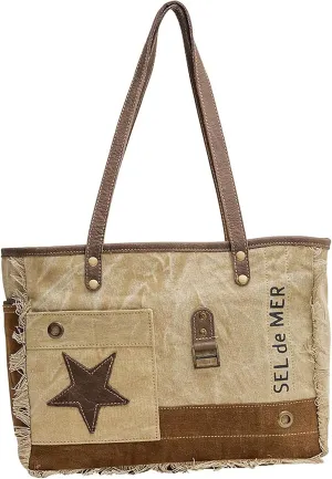 Myra Bag Western Leather Tote Bag for Women - Spur