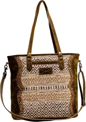 Myra Bag Western Tote Shoulder Bag for Women - Leather Crossbody Bag Floret