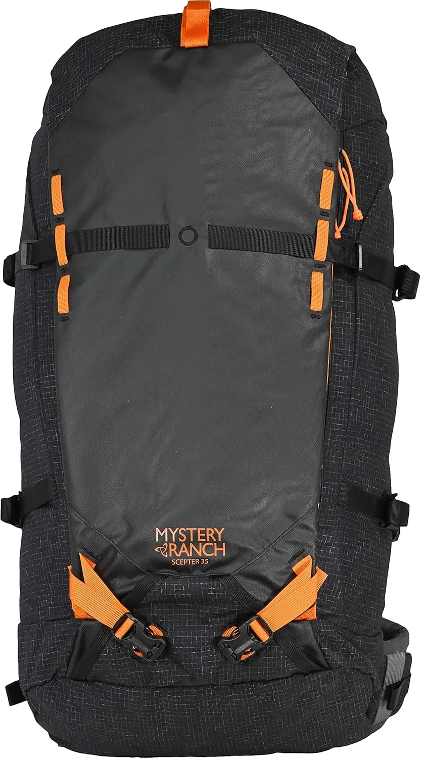 Mystery Ranch Scepter 35 Pack - Climbing and Skiing Bag, Water Resistant Travel Bag, Black, Large/X-Large