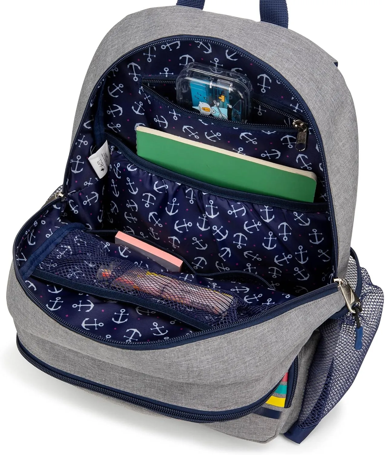 Nautica Backpack for Kids | Kindergarten, Elementary Children Backpack | 16" Tall | Hearts