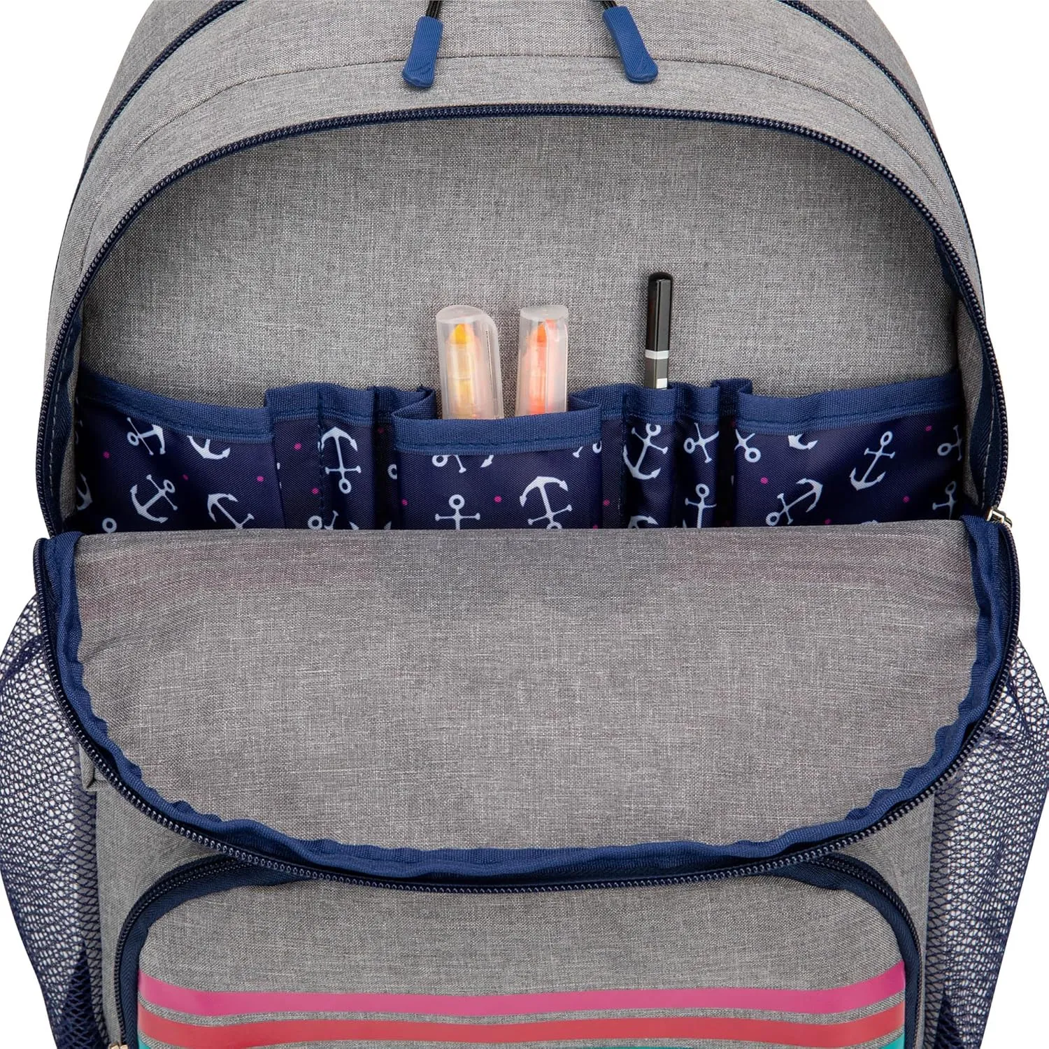 Nautica Backpack for Kids | Kindergarten, Elementary Children Backpack | 16" Tall | Hearts