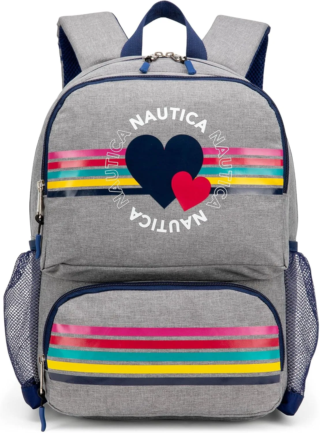 Nautica Backpack for Kids | Kindergarten, Elementary Children Backpack | 16" Tall | Hearts