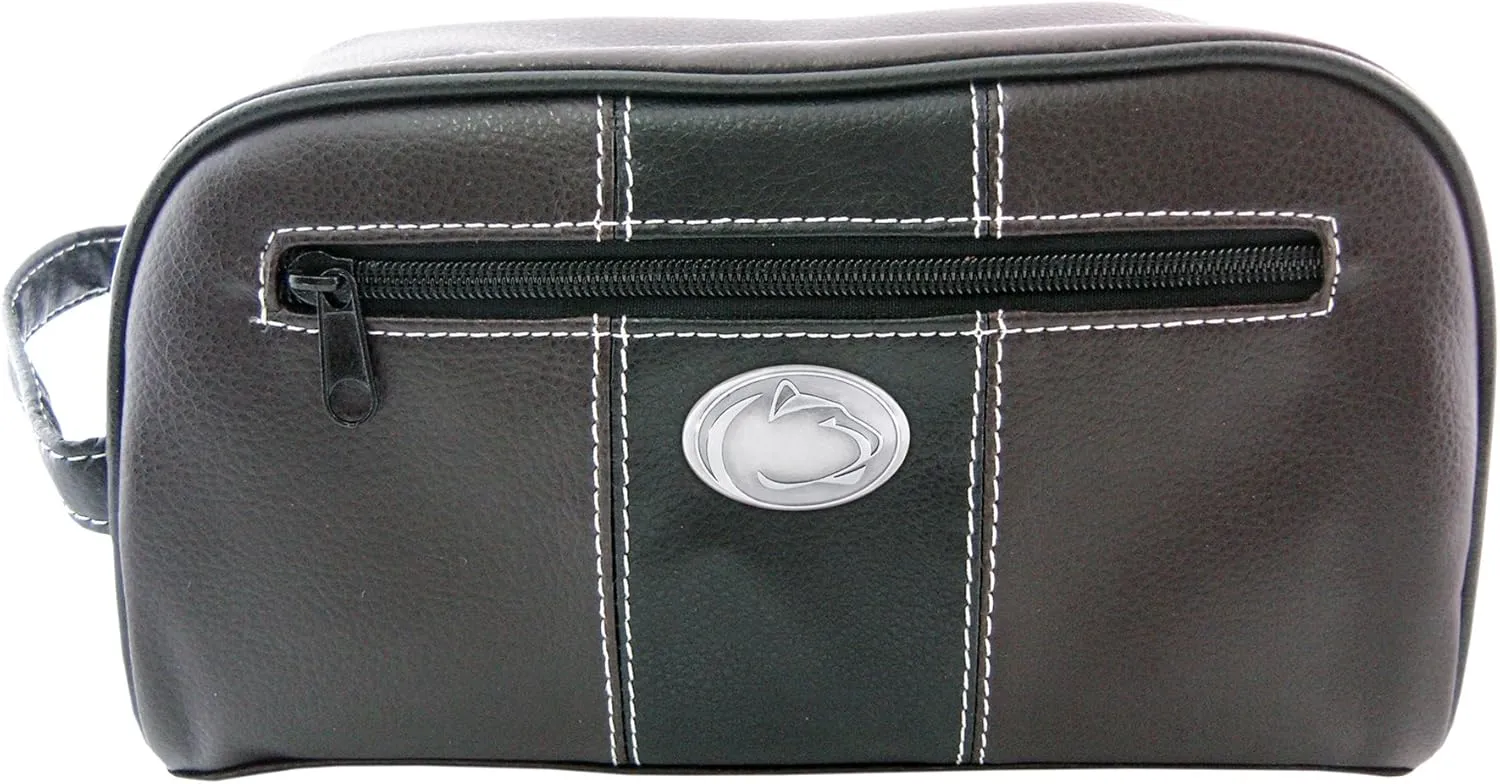 NCAA Penn State Nittany Lions Zep-Pro Toiletry Concho Bag, Brown