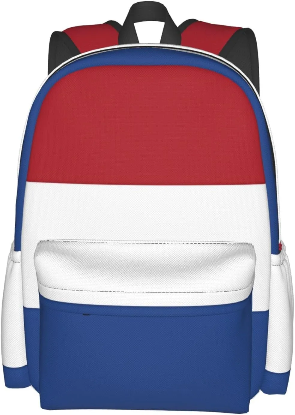 Netherlands Holland Flag Large Travel Backpack Casual Backpacks Laptop Daypack Working Rucksack Lightweight Back Pack Sports Bag with Adjustable Shoulder Strap