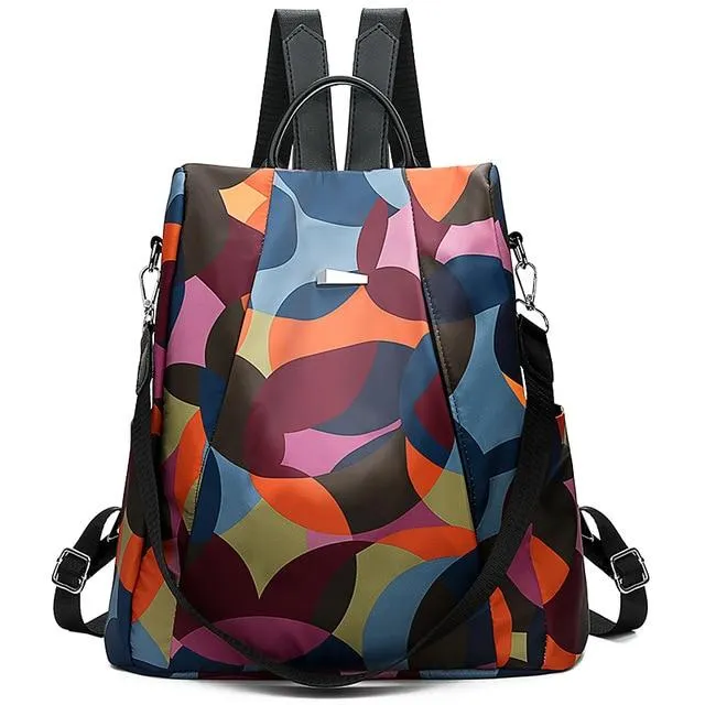 New Fashion Oxford Women Anti Theft Waterproof Backpack
