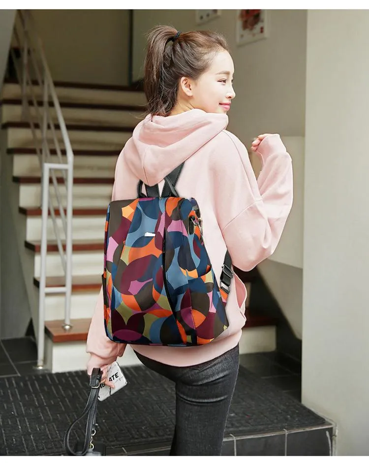 New Fashion Oxford Women Anti Theft Waterproof Backpack