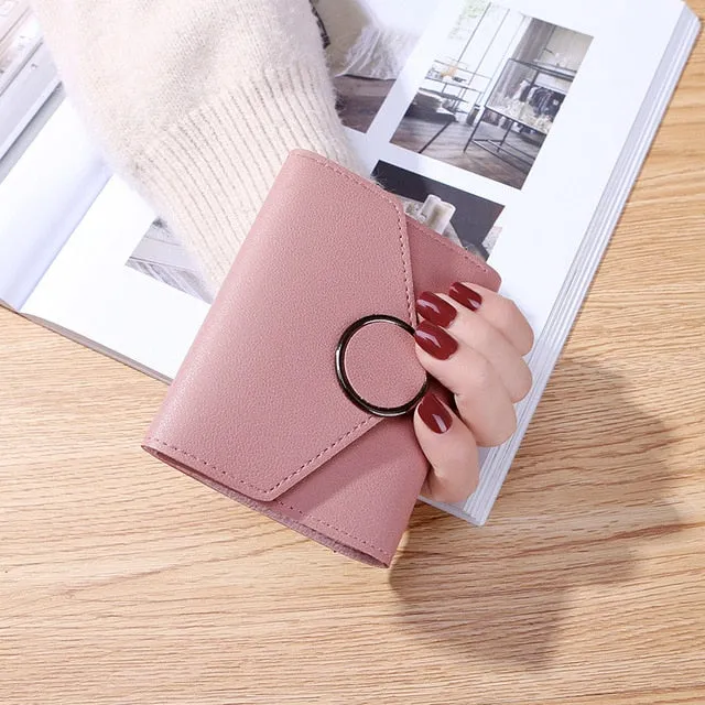 New Female Wallets Women Zipper Purses Lady Long Hasp Purses 5.5Inch Phone Pocket Female Strap Clutch Coin Card Holders