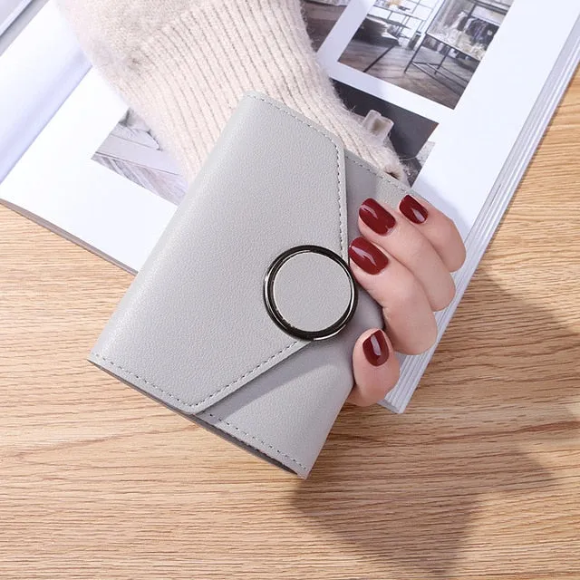 New Female Wallets Women Zipper Purses Lady Long Hasp Purses 5.5Inch Phone Pocket Female Strap Clutch Coin Card Holders