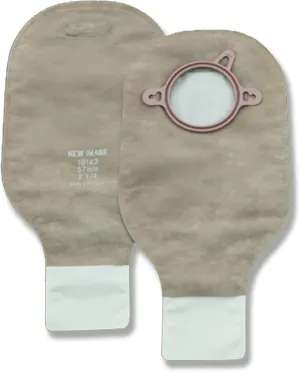 New Image Drainable 12"L 2pc System Ostomy Pouch 2.75" Flange 18164, 10 Ct