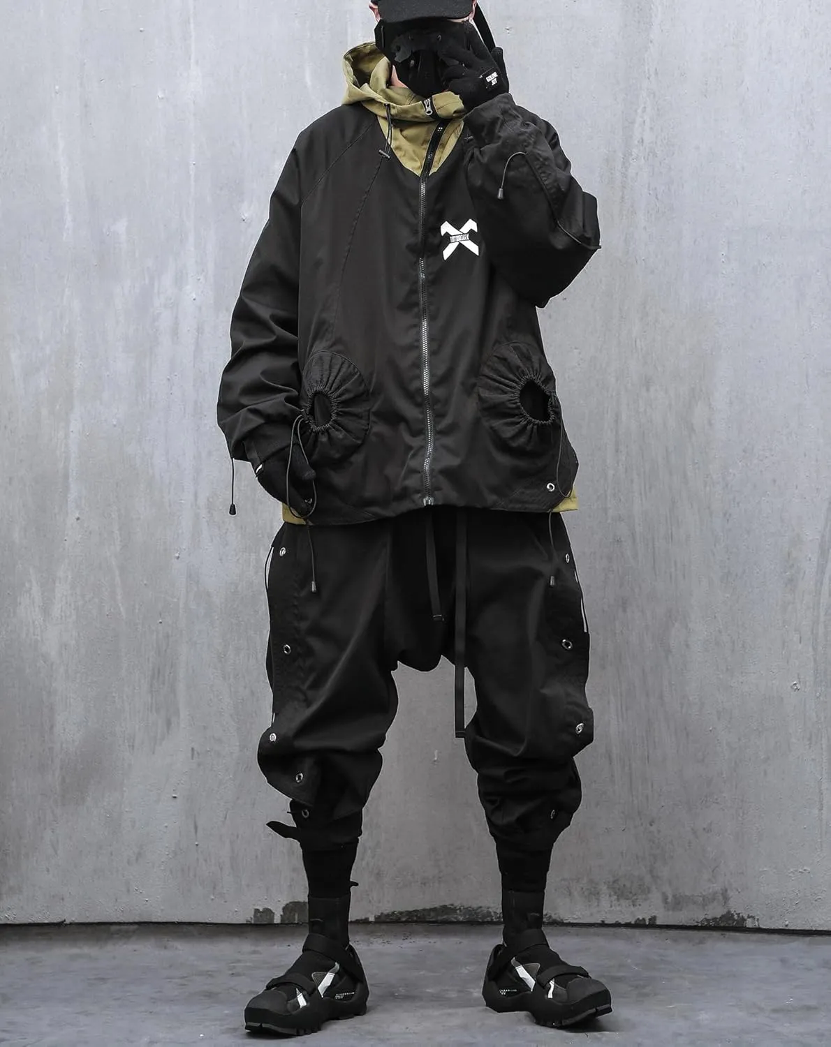 Niepce Inc Japanese Streetwear Techwear Cargo Pants for Men