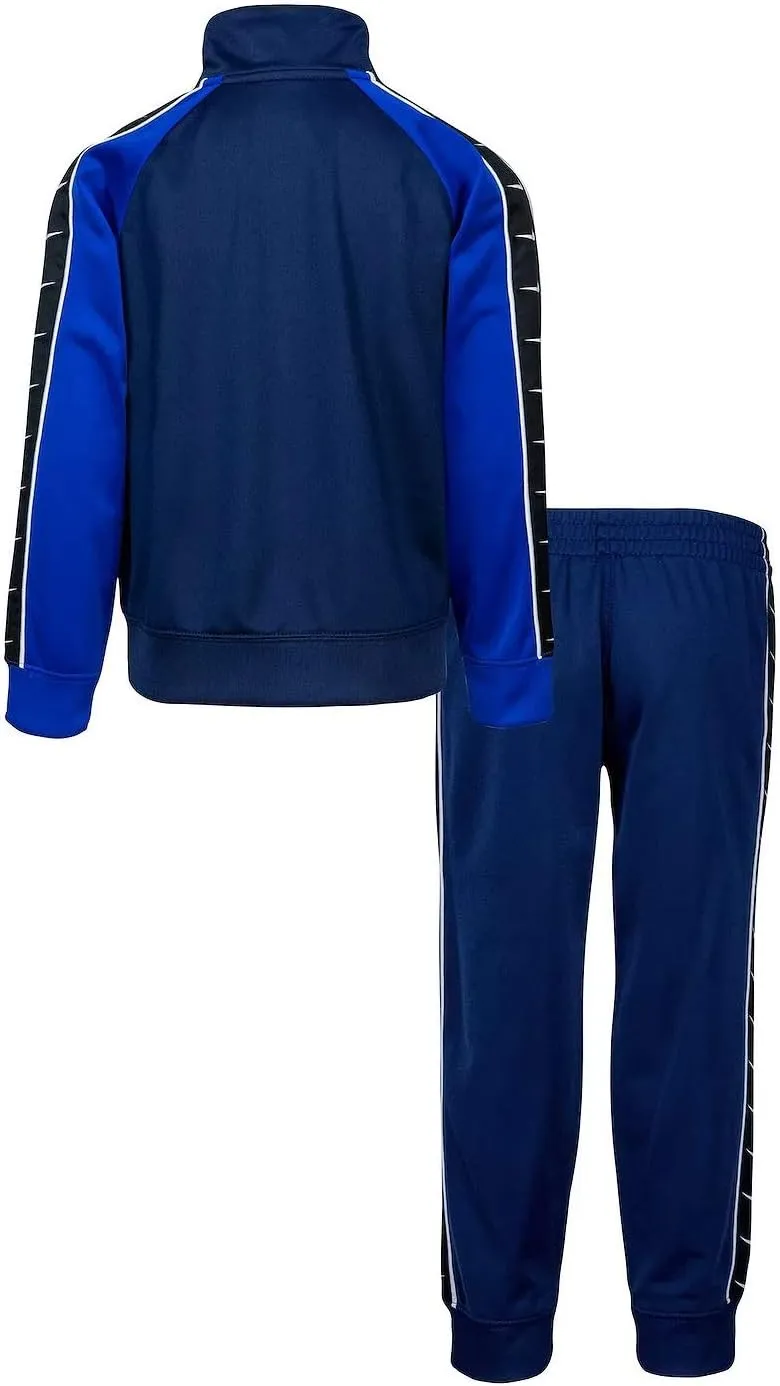 Nike Little Baby Boys' Tricot Track Suit 2-Piece Outfit Set, Game Royal,