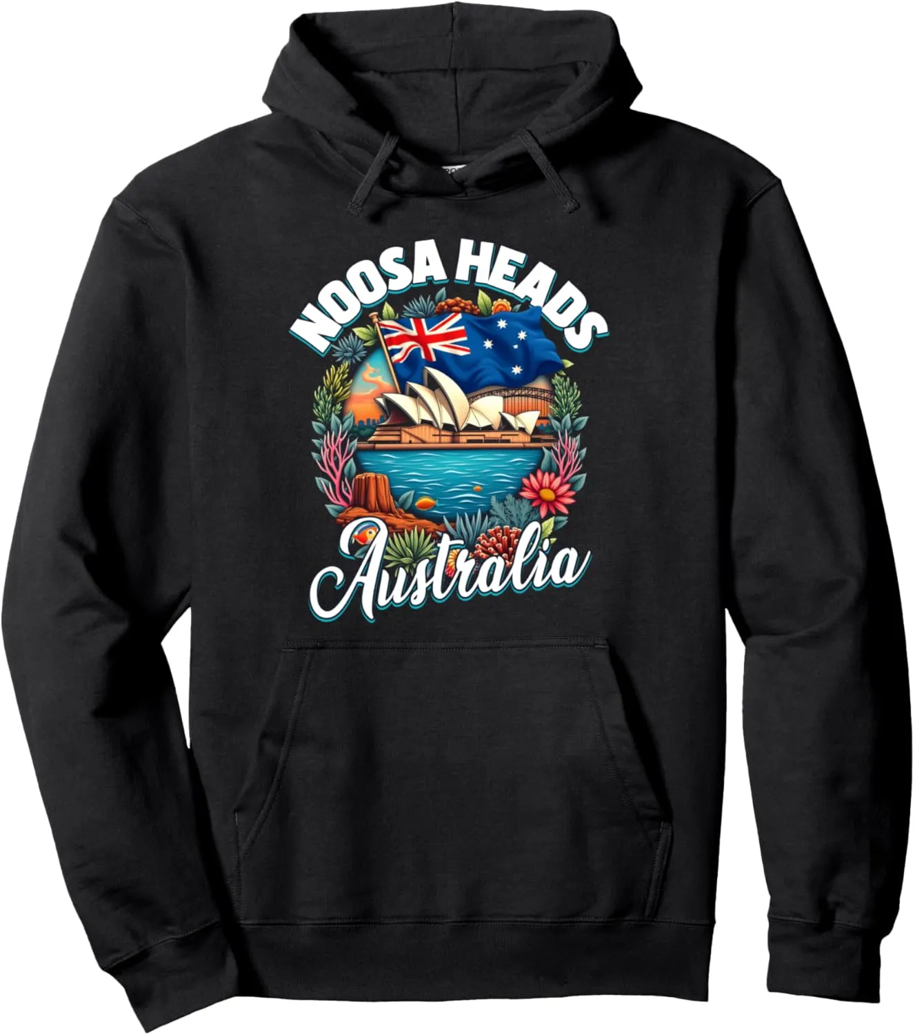 Noosa Heads Australia Vacation Australian Travel Souvenir Pullover Hoodie