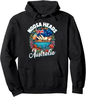 Noosa Heads Australia Vacation Australian Travel Souvenir Pullover Hoodie